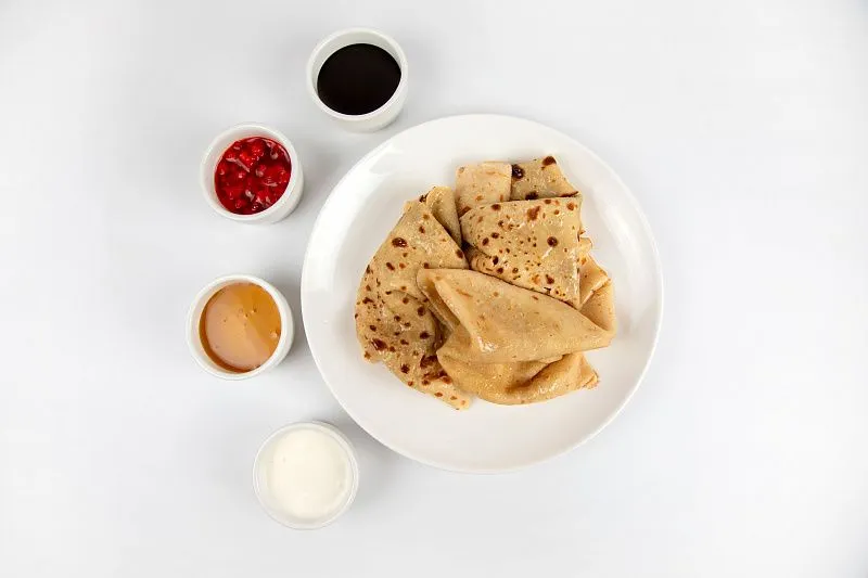 Тонкие пшеничные блинчики