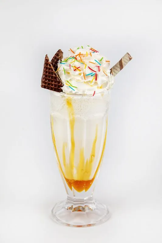 Овершейк карамельный