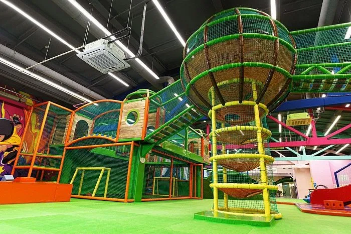 Городок на столбах с переходами