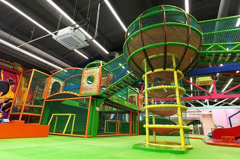 Городок на столбах с переходами